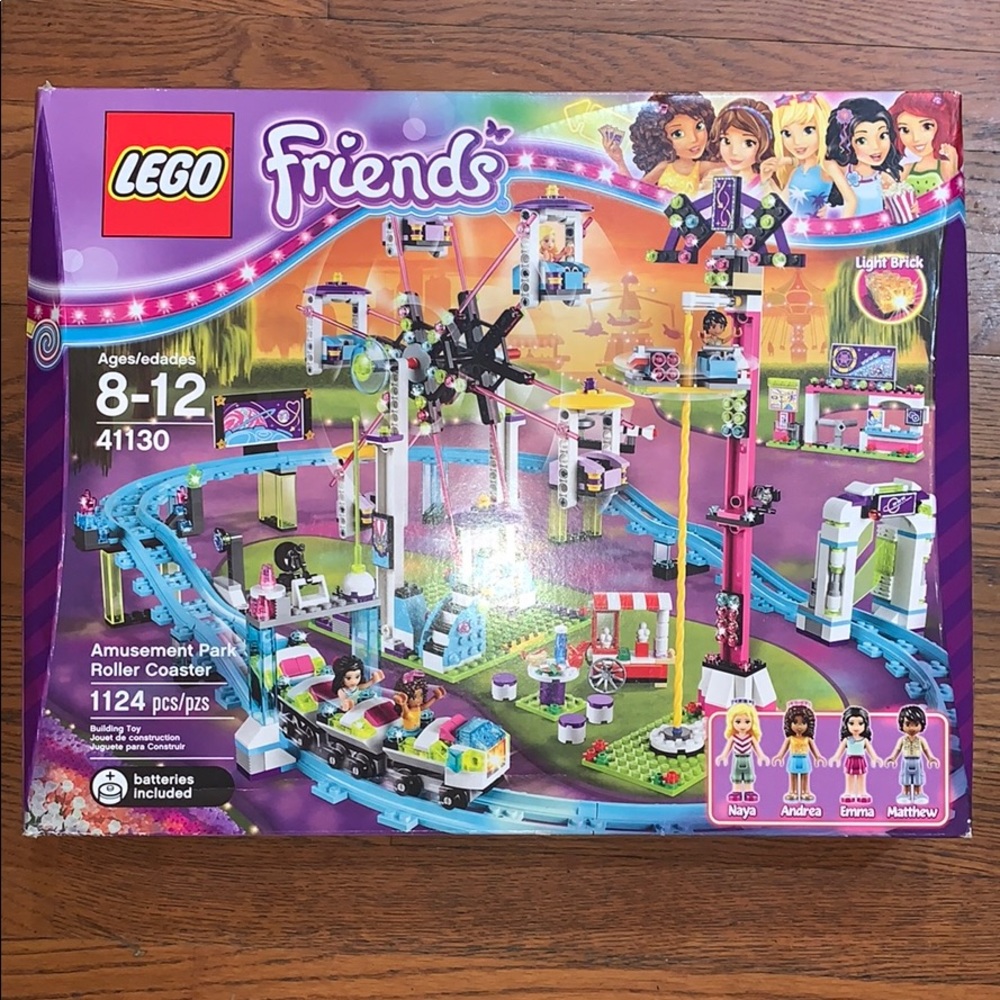 RETIRED Lego Friends Amusement Park Roller Coaster